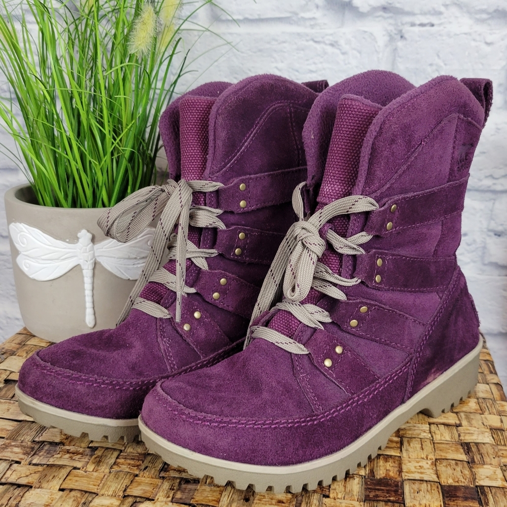 Sorel Purple Meadow size 7